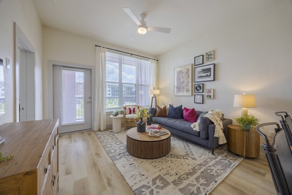 living room at The Janis Apartments