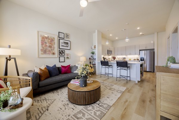 living room at The Janis Apartments