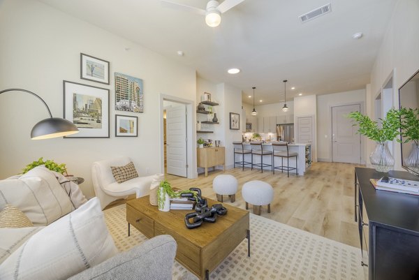living room at The Janis Apartments