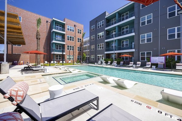 pool at The Janis Apartments
