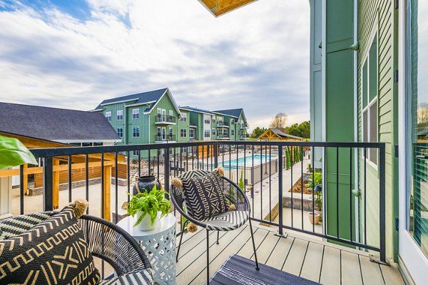 patio/balcony at Park 40 Apartments