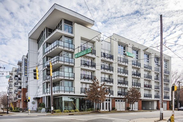 exterior at The Gibson Apartments