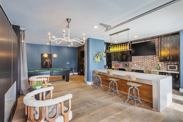 Clubhouse offering luxurious amenities at The Gibson Apartments, ideal for relaxation and social gatherings