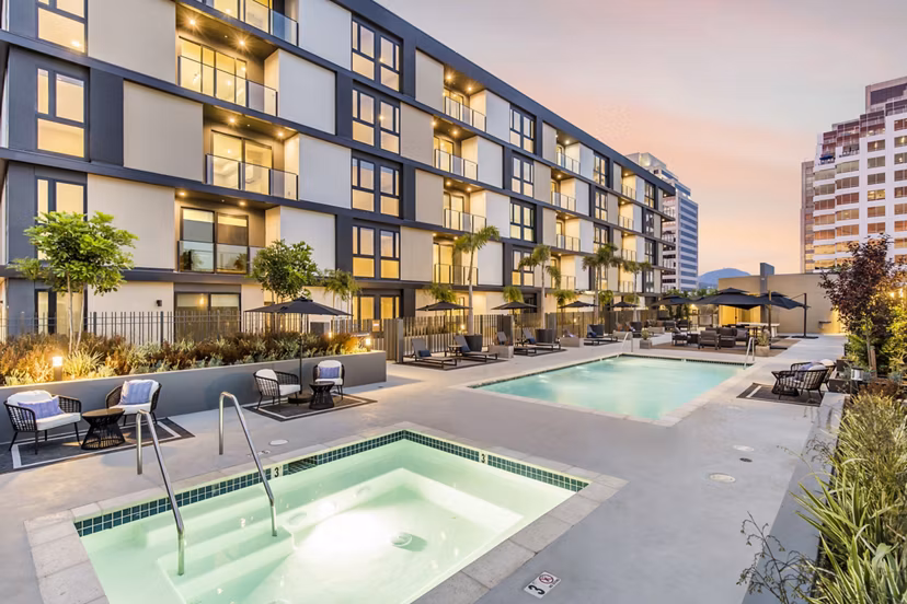 rendering at Arista Glendale Apartments