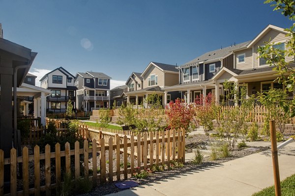 exterior at The Cottages at Erie Commons Apartments