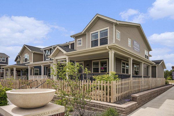 exterior at The Cottages at Erie Commons Apartments