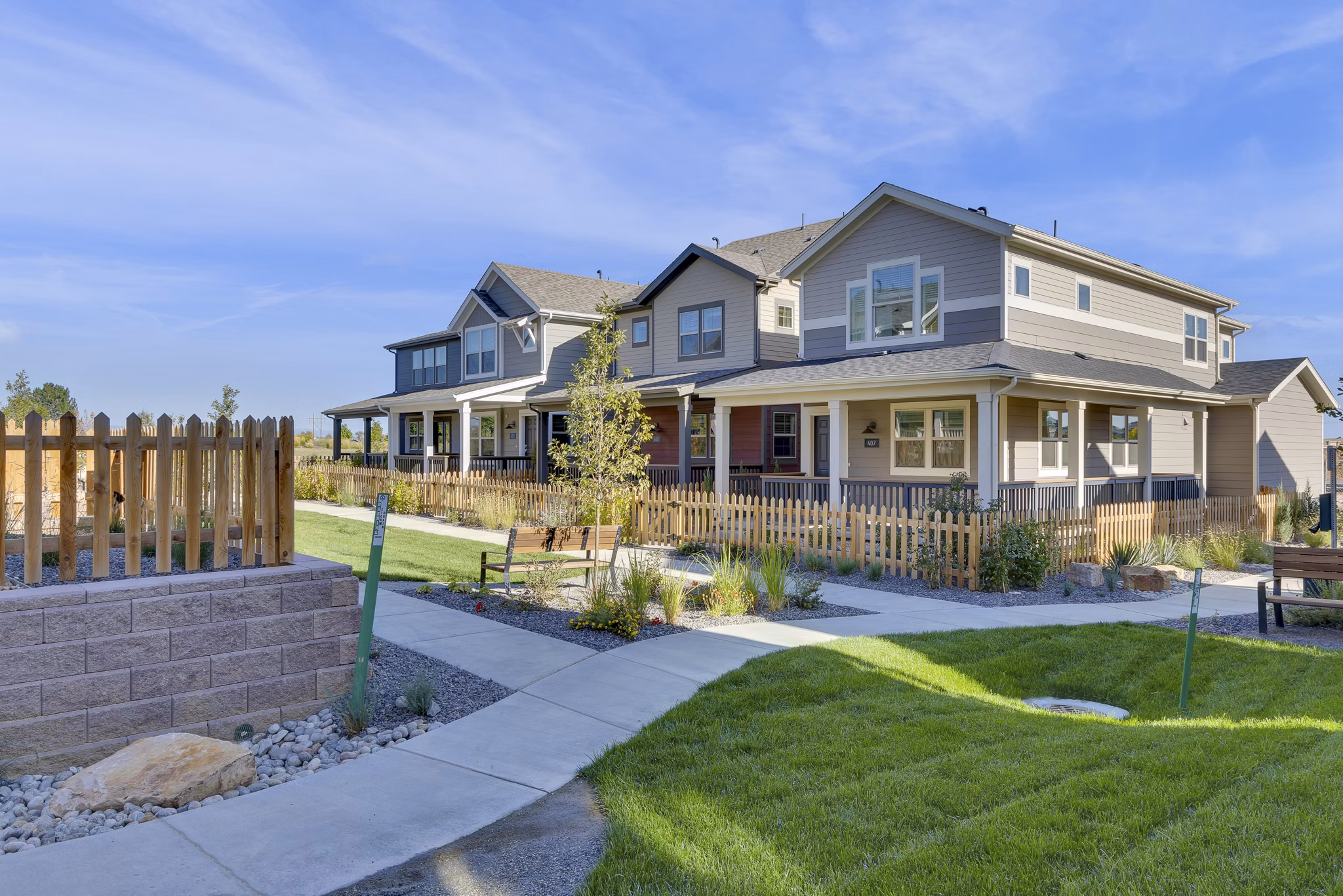 The Cottages at Erie Commons: Quaint cottage-style luxury apartments in Erie