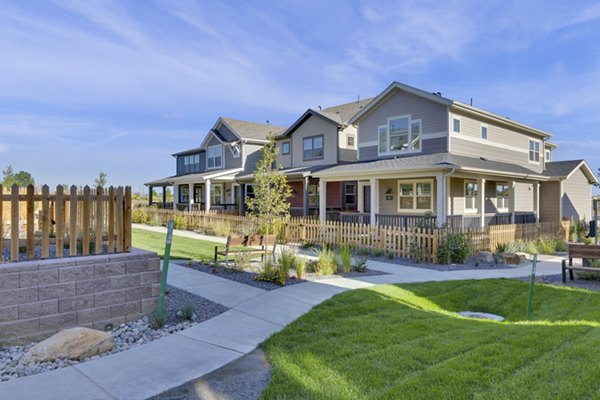 exterior at The Cottages at Erie Commons Apartments