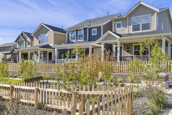 exterior at The Cottages at Erie Commons Apartments