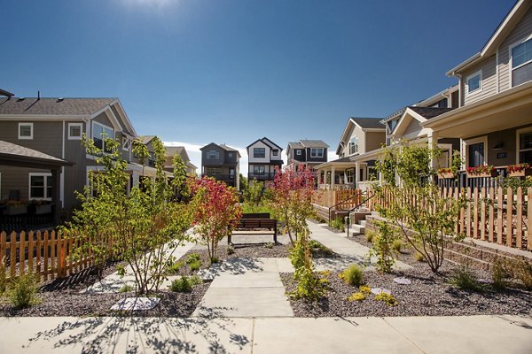 exterior at The Cottages at Erie Commons Apartments