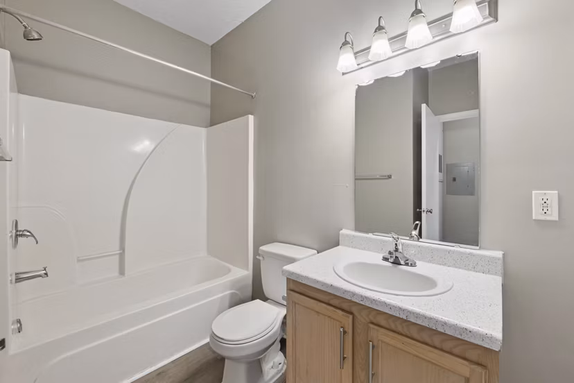 bathroom at Arbor Steele Creek Apartments 