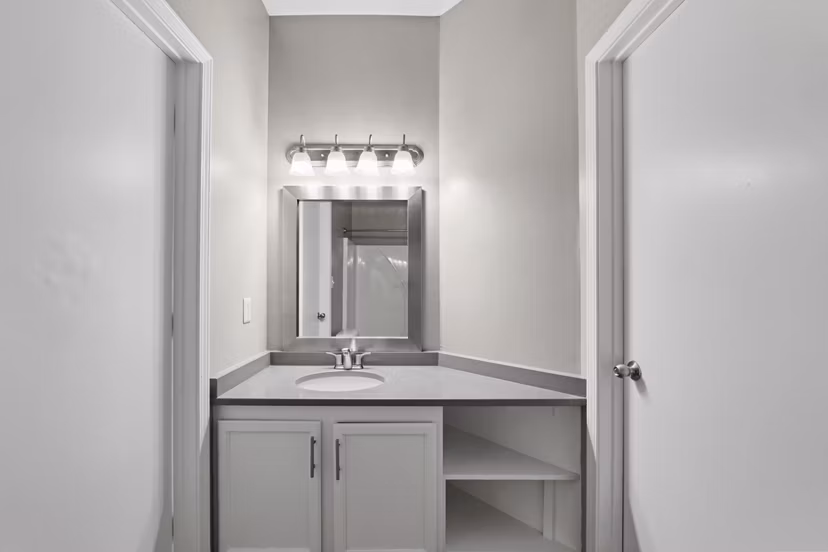 bathroom at Arbor Steele Creek Apartments 