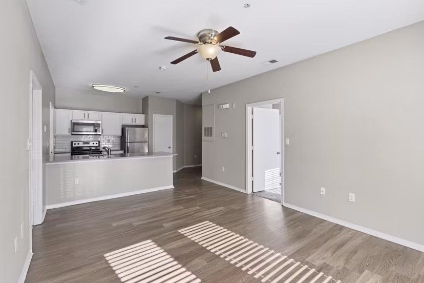 living room at Arbor Steele Creek Apartments 