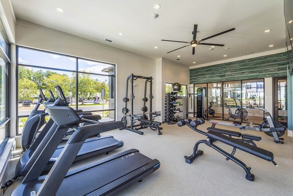 fitness center at Atlantic Springs Apartments