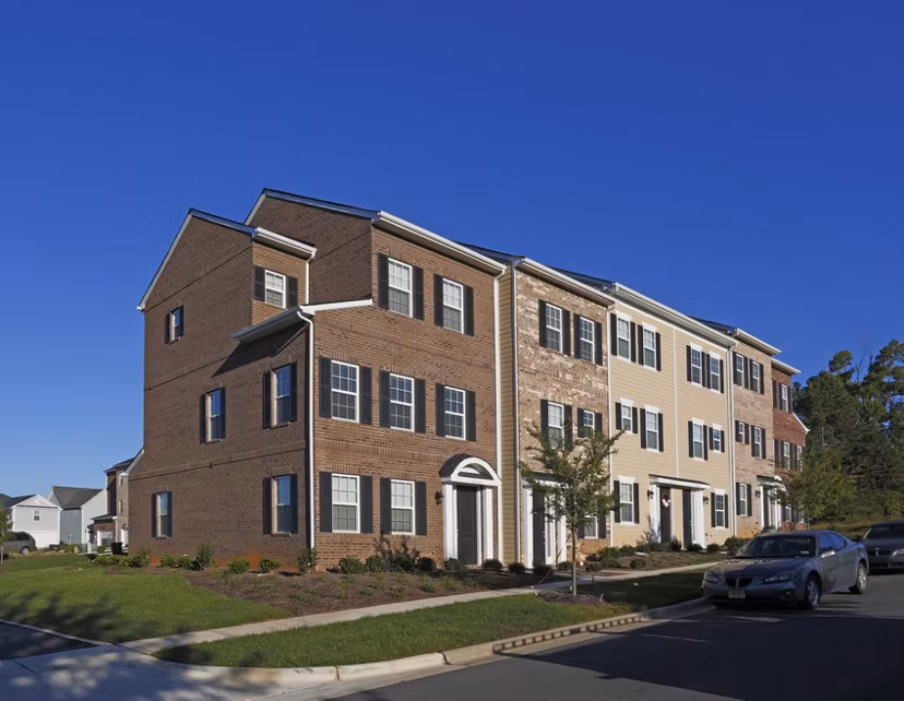 Charleston Row Townhomes: Elegant brick facade luxury townhomes in Charleston