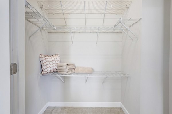 closet at Charleston Row Townhomes