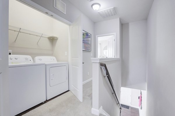laundry room at Drexler Townhomes at Holbrook FarmsCharleston Row Townhomes