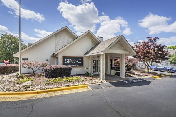 building at The Spoke at Tyvola Station Apartments