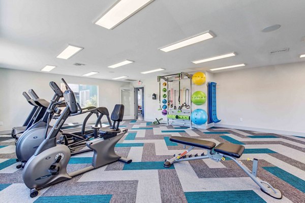 fitness center at Citron Apartments