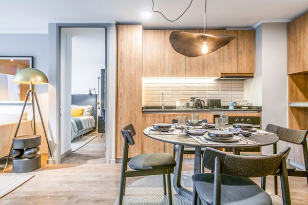 dining room/kitchen at Somma Ines de Suarez Apartments