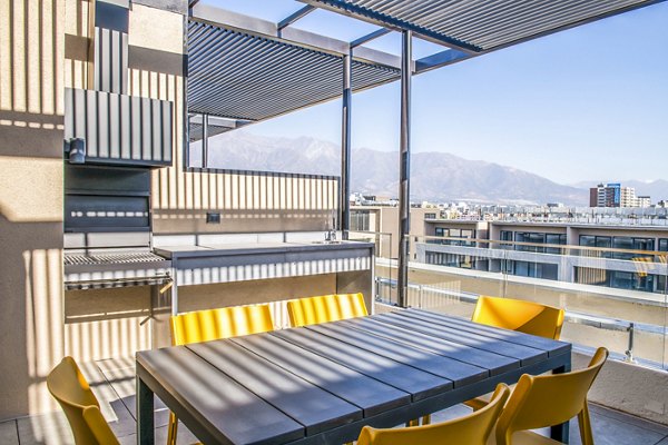 grill area/patio/balcony at Somma Ines de Suarez Apartments