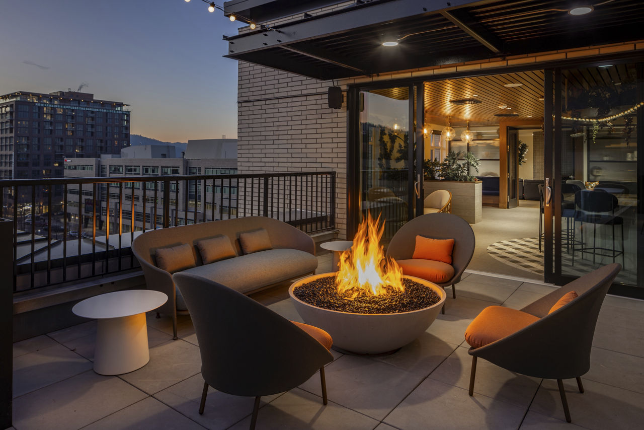 Roof deck at Millhouse (3 of 3)