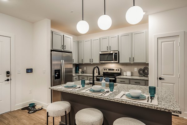 kitchen at Perla Apartments