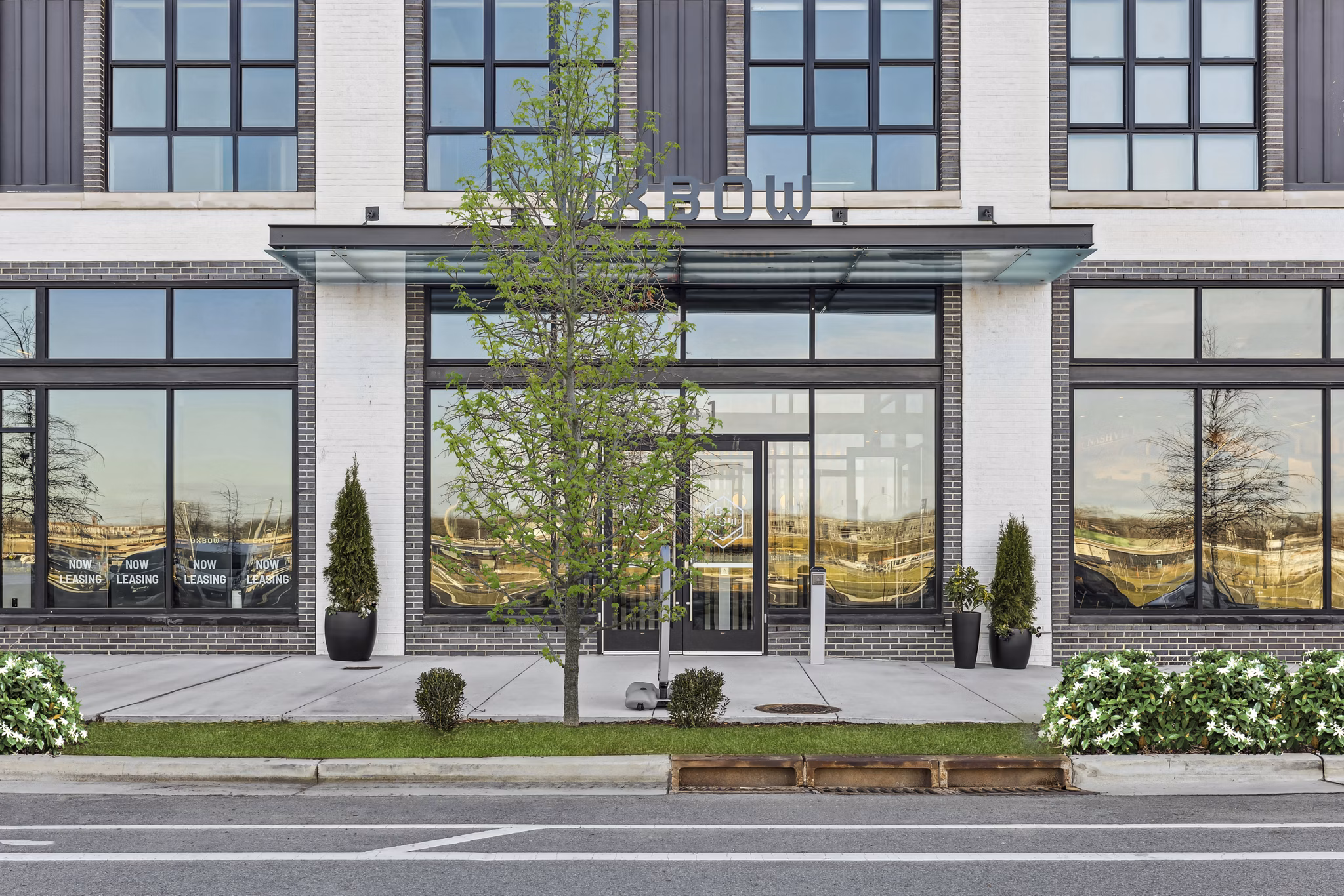 building at Oxbow Apartments