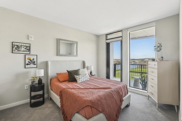 bedroom at Oxbow Apartments
