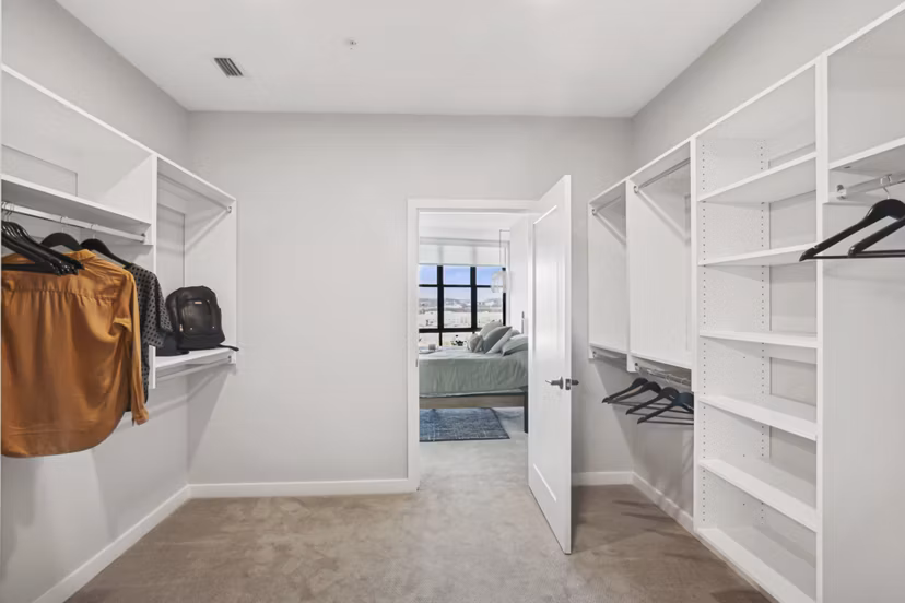 closet at Oxbow Apartments