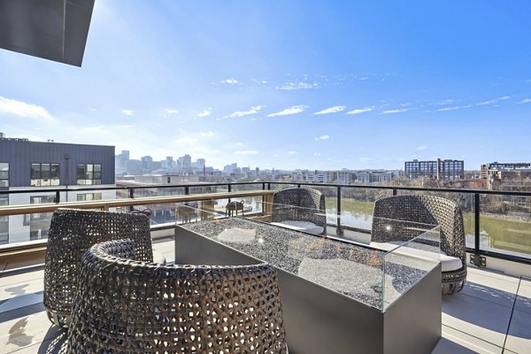 patio at Oxbow Apartments