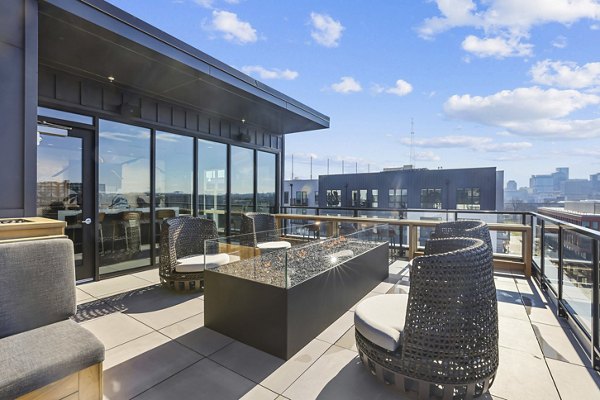 patio at Oxbow Apartments