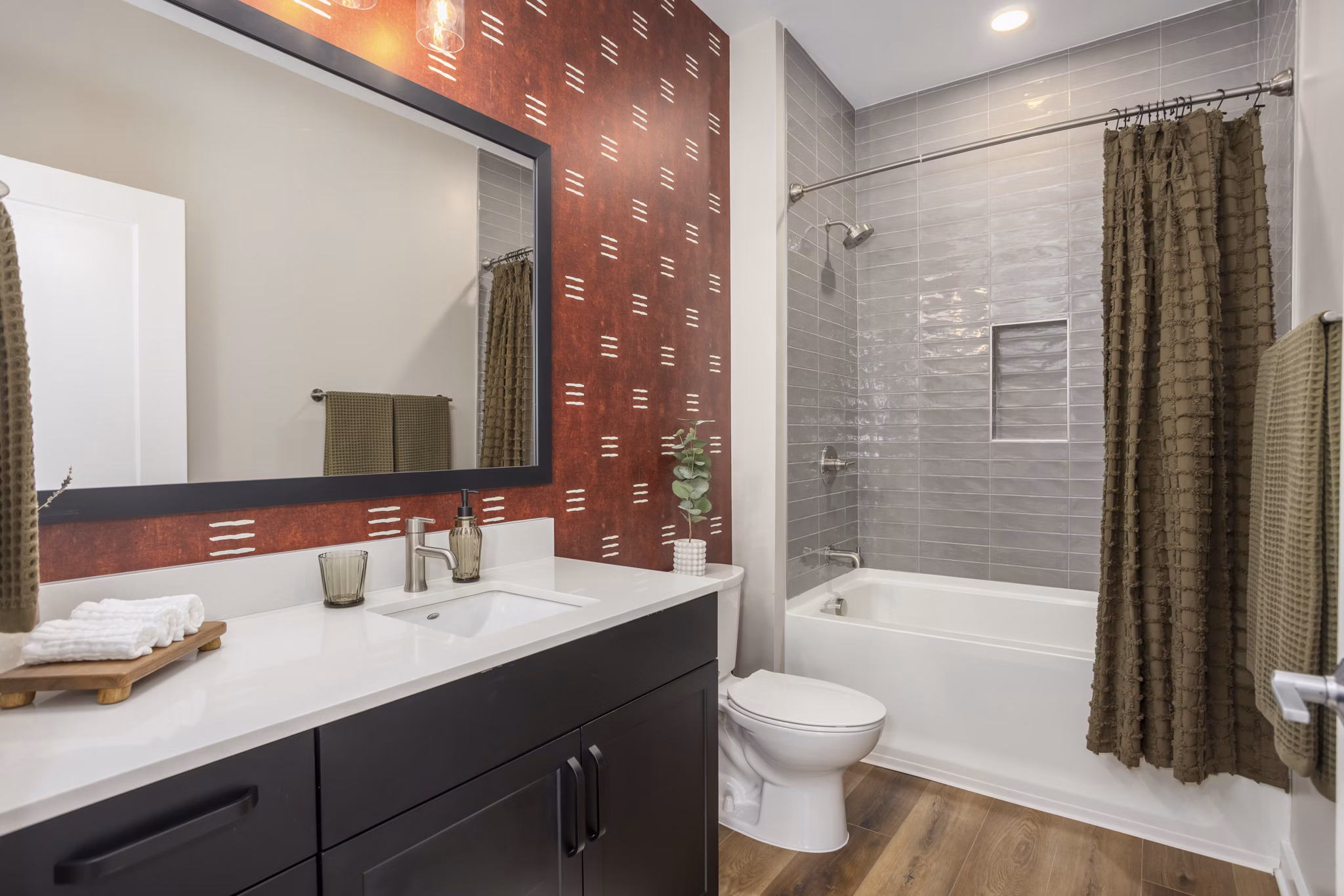 bathroom at The Waywardl Apartments