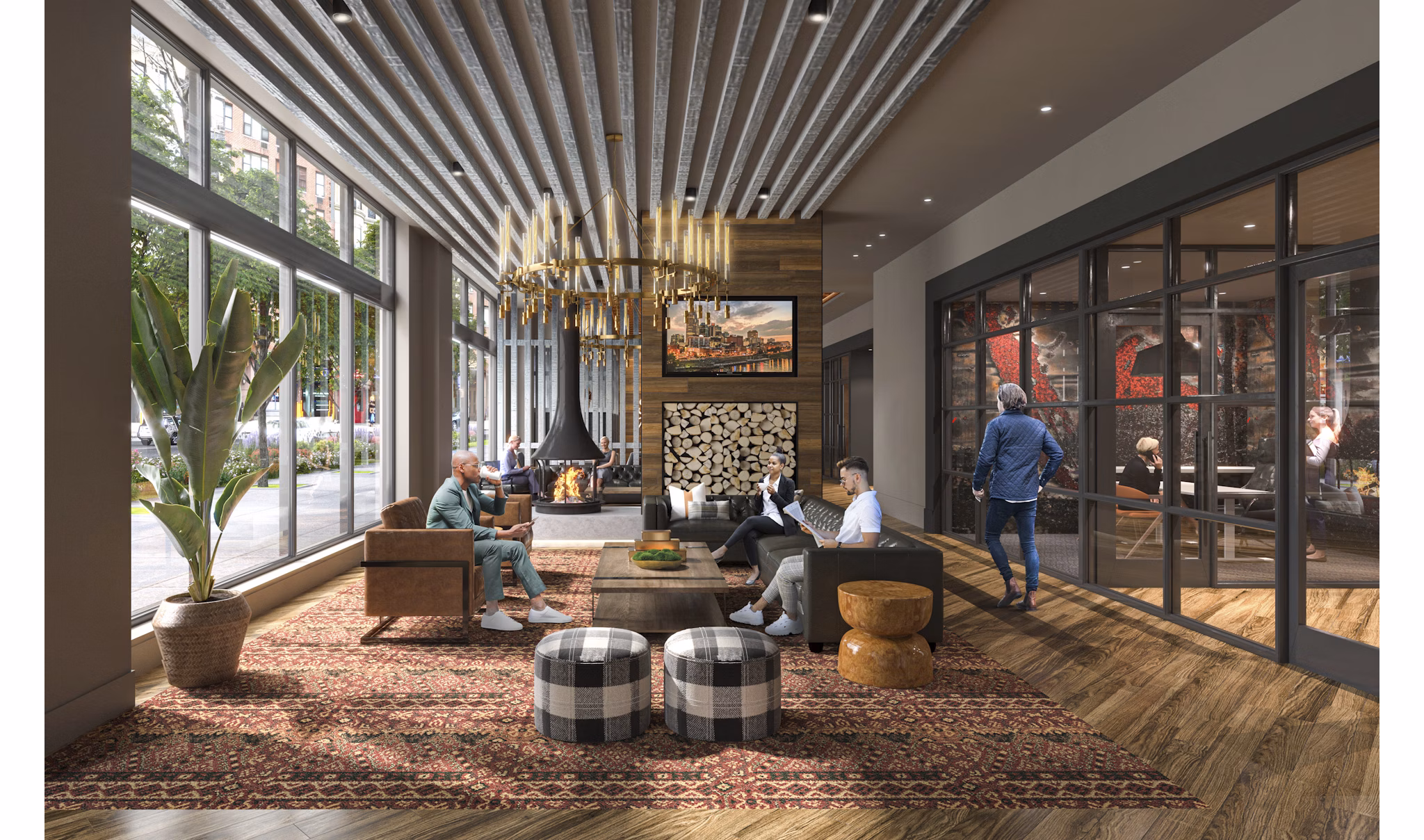 rendering at The Wayward Apartments 