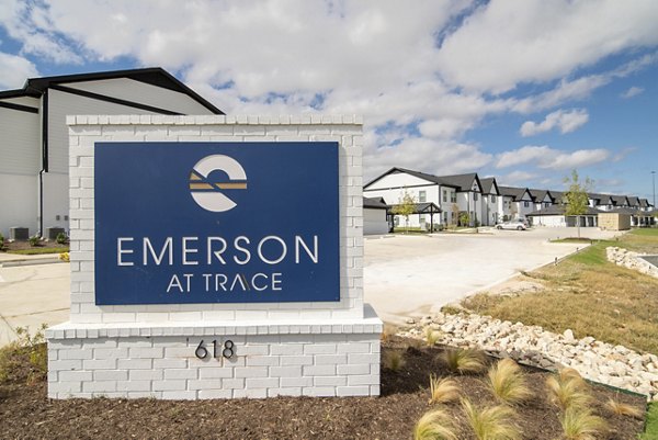 signage at Emerson at Trace Apartments