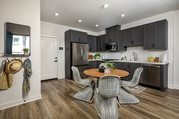 dining room at Serena Village Apartments 