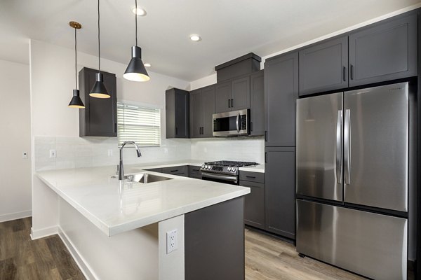 kitchen at Serena Village Apartments 