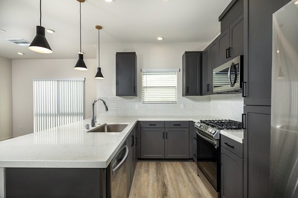 kitchen at Serena Village Apartments 