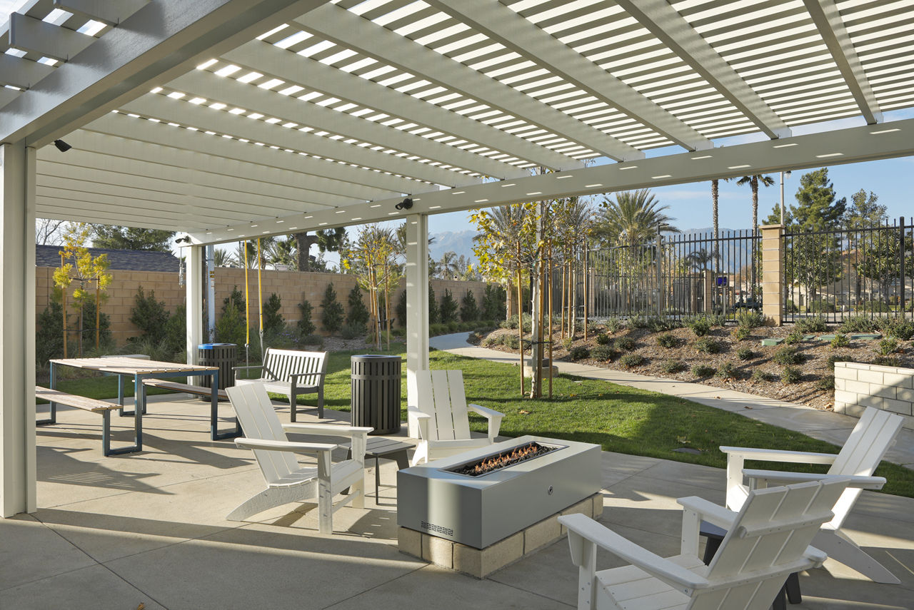 Grill area at Serena Village