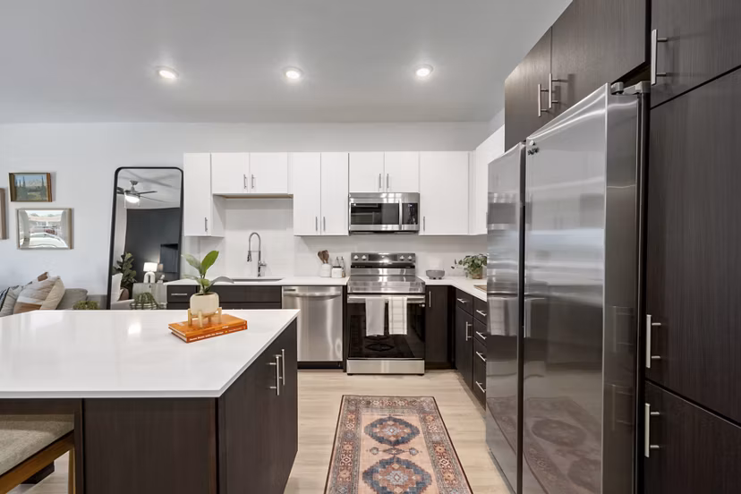 kitchen at Vine at Panorama Apartments