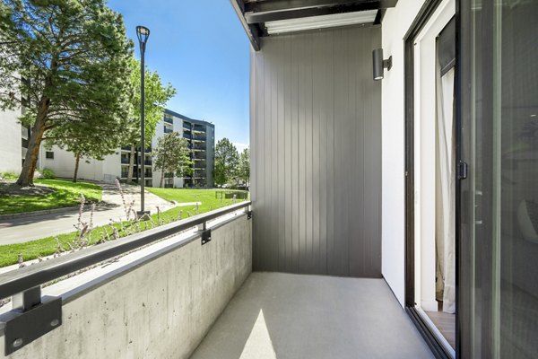patio at Vine at Panorama Apartments