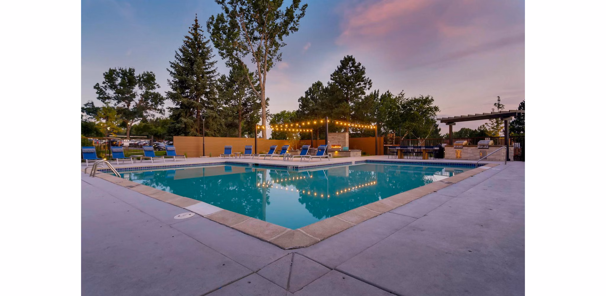 pool at Vine at Panorama Apartments