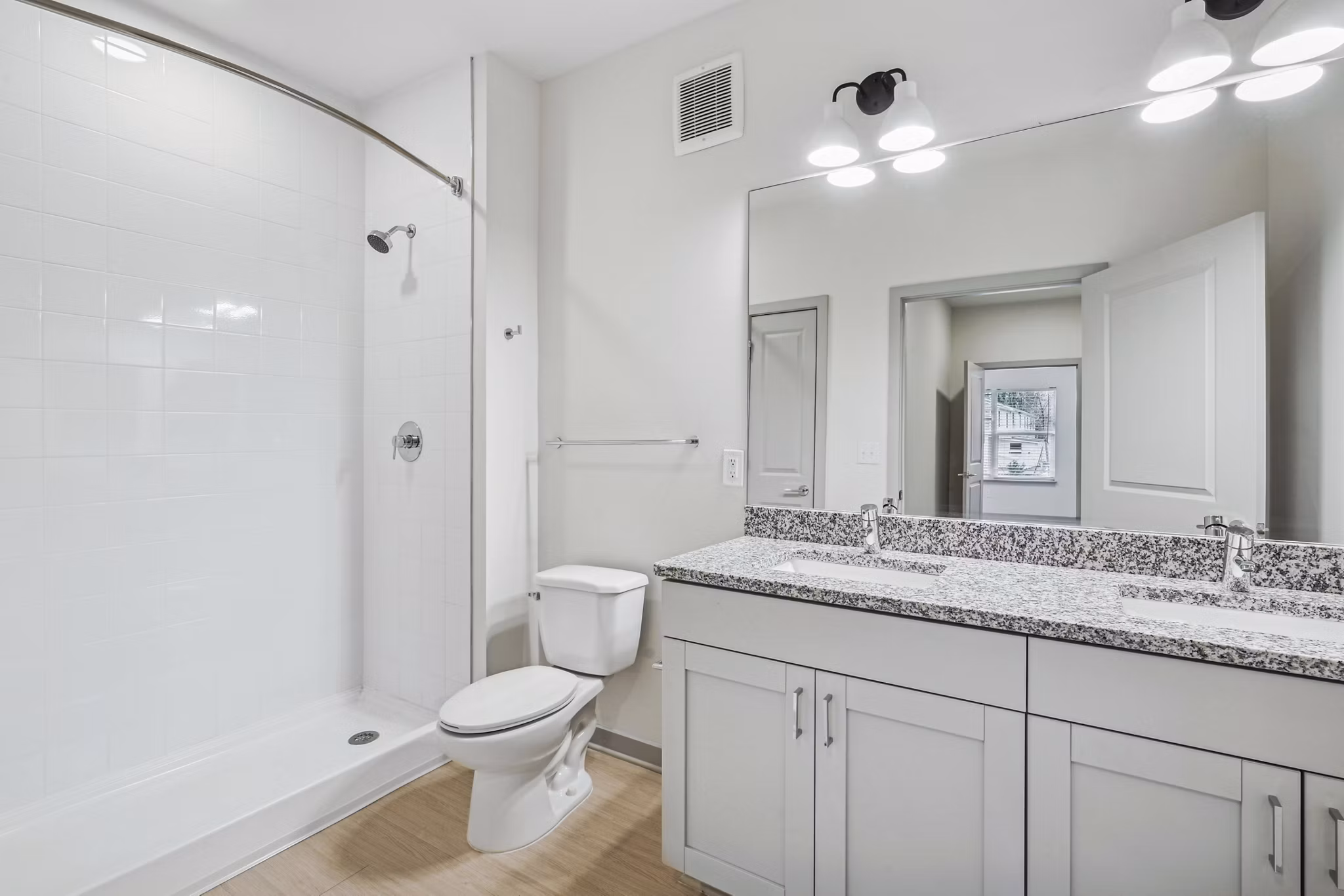 bathroom at The Willow Apartments