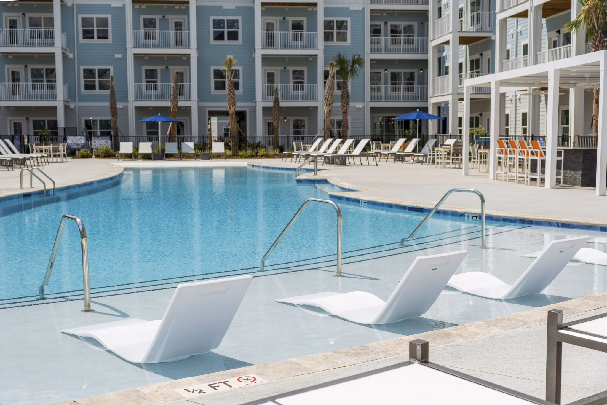 pool at The Willow Apartments