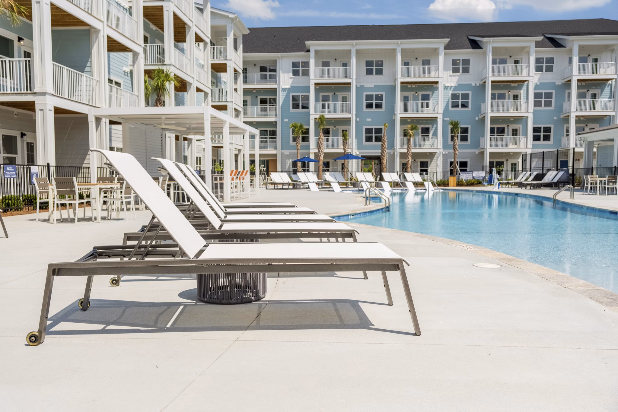 pool at The Willow Apartments