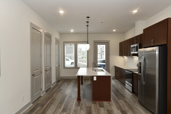 kitchen at The Fitzroy at Lebanon Marketplace Apartments