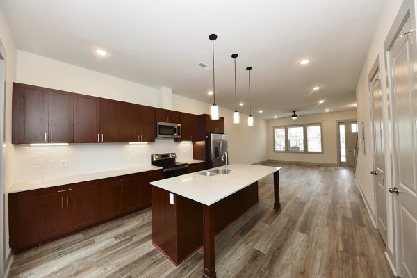 kitchen at The Fitzroy at Lebanon Marketplace Apartments