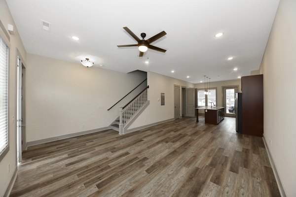 living room at The Fitzroy at Lebanon Marketplace Apartments