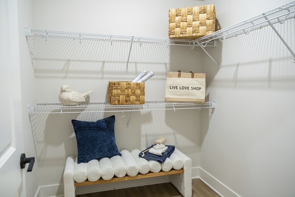 Closet at The Halcyon Apartments