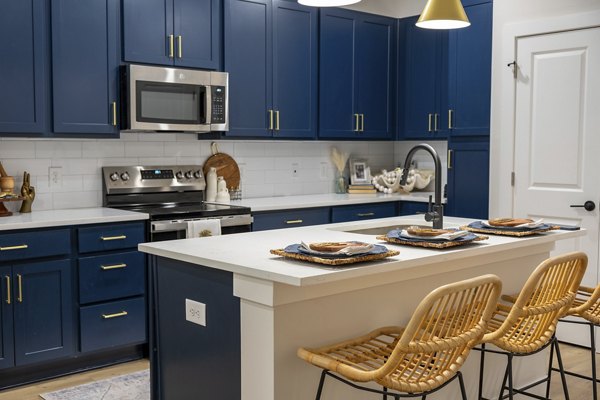 kitchen at The Halcyon Apartments